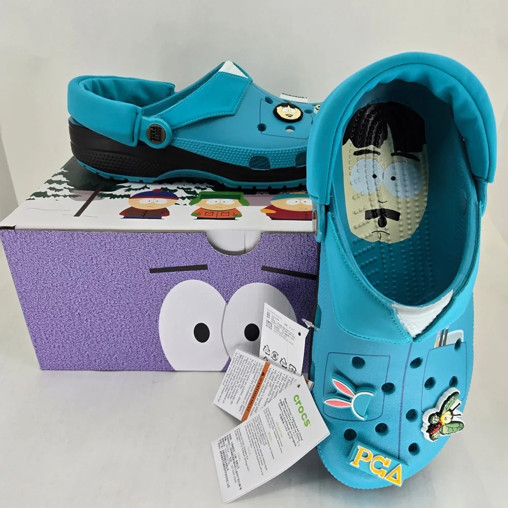 Crocs South Park Randy Marsh Classic Clog Blue Multi Mens 8 Womens 10 211502-90H